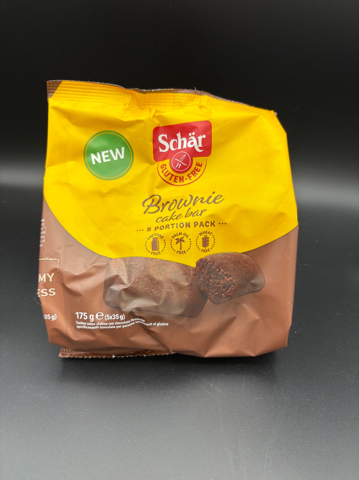 Brownie cake bar Schar (5 monoporzioni)