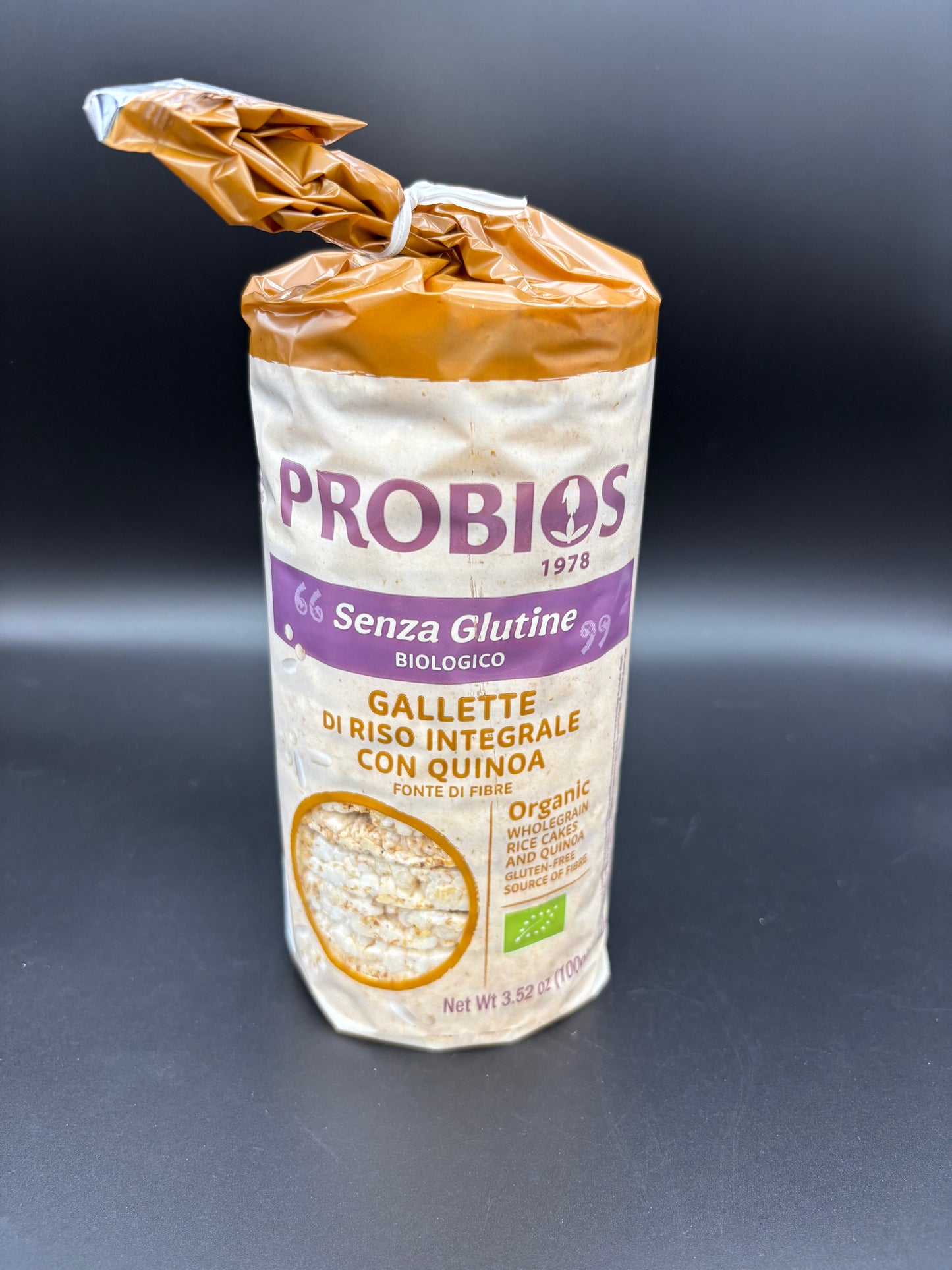 Gallette di riso integrale e  quinoa Probios