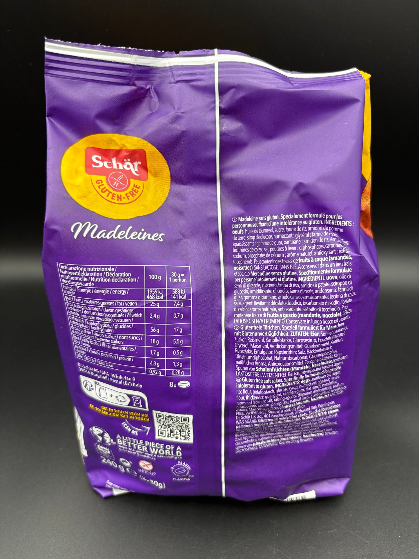 Madeleines Schar (8 monoporzioni)