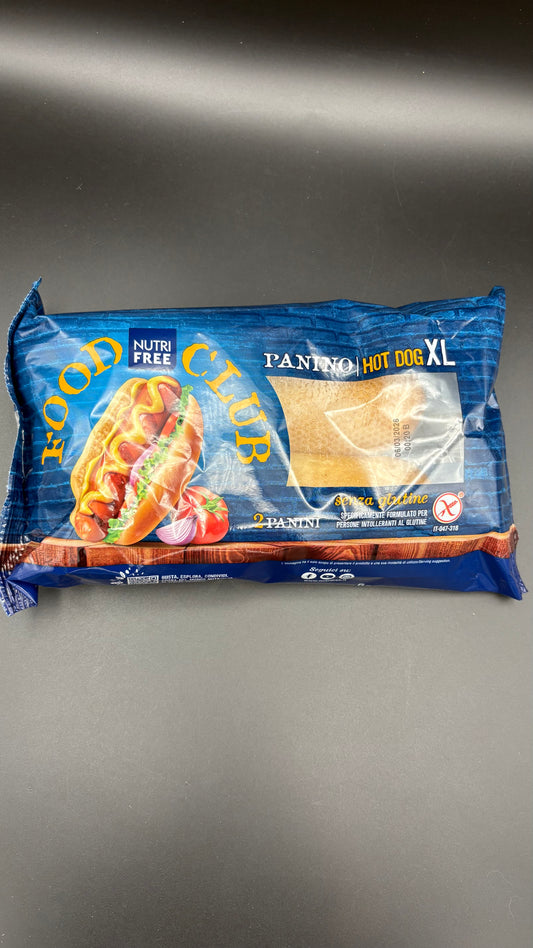 Panino hot dog XL 2 pezzi Nutrifree