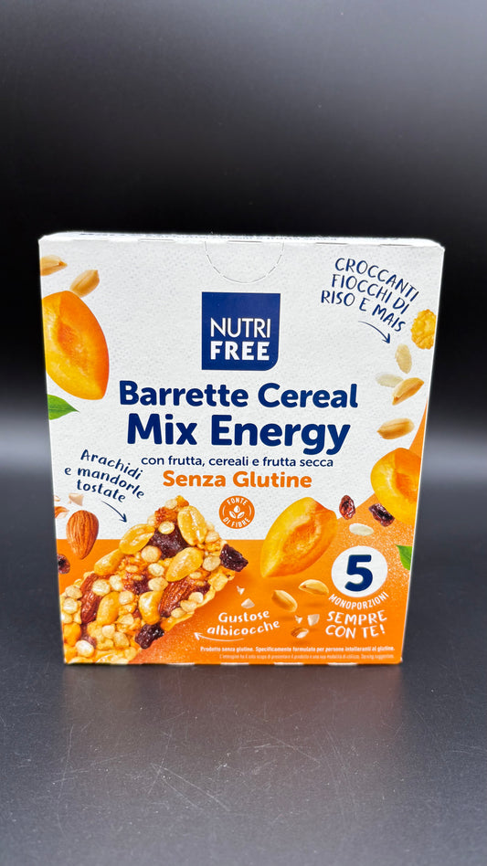 Barrette Cereal con frutta,cereali e frutta secca (5 monoporzioni) Nutrifree