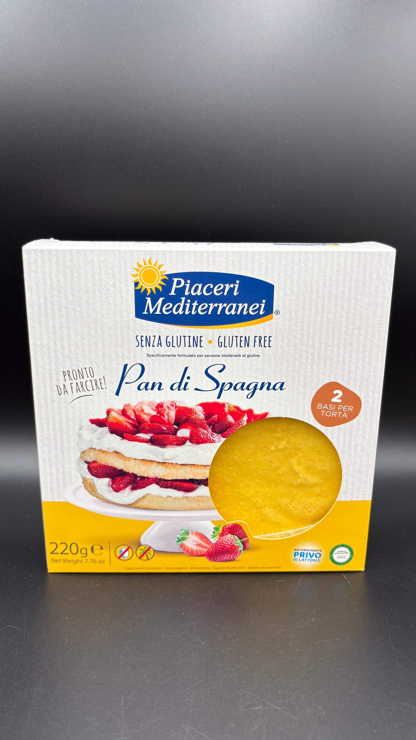 Pan di Spagna (2 basi) Piaceri Mediterranei