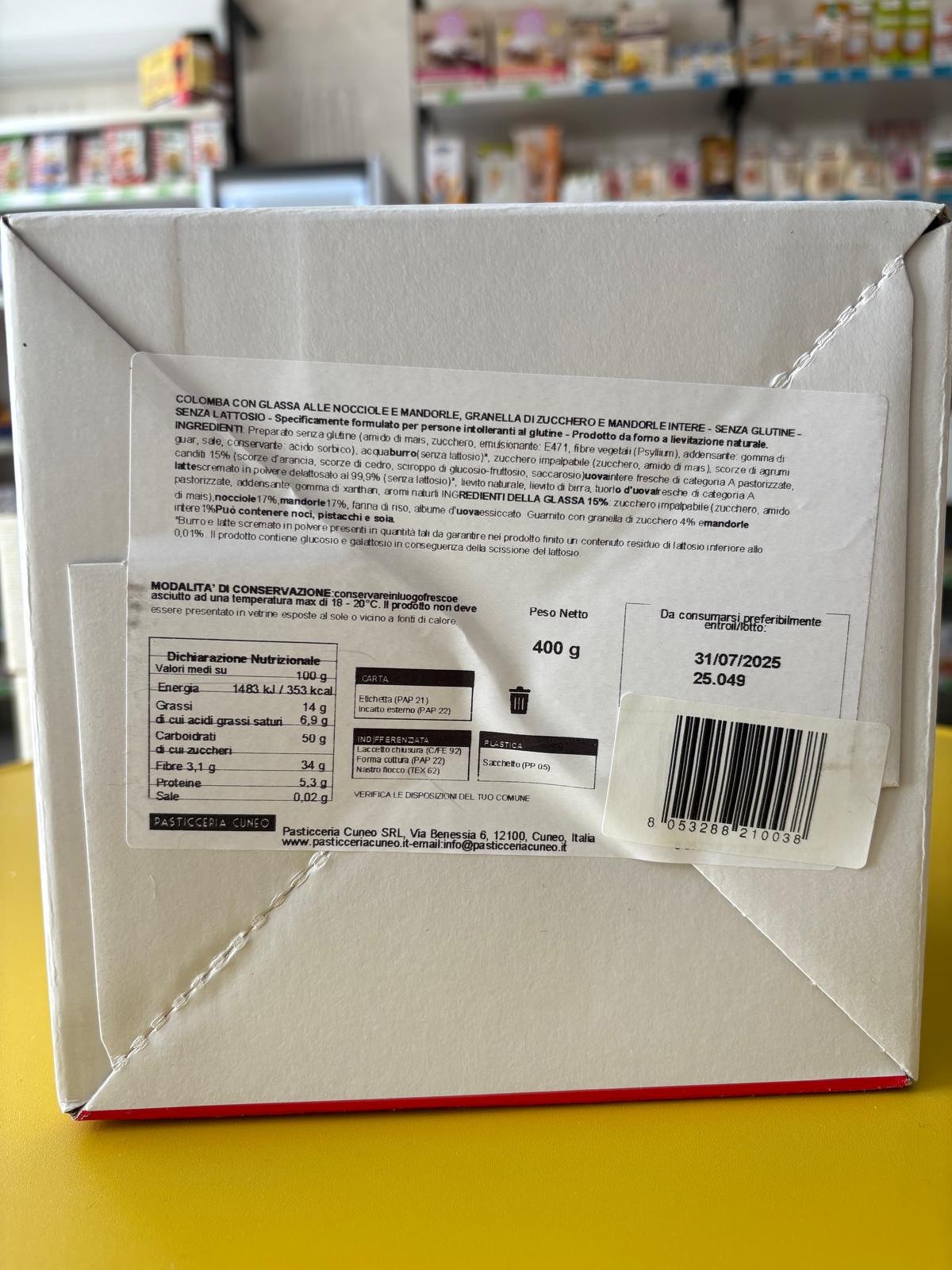 Colomba classica Pasticceria Cuneo