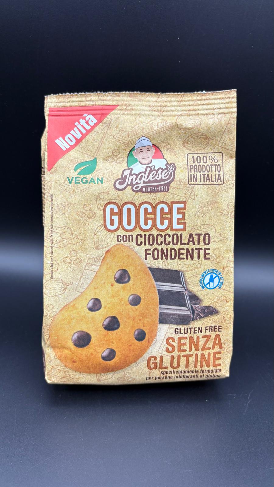 Gocce con cioccolato fondente Inglese
