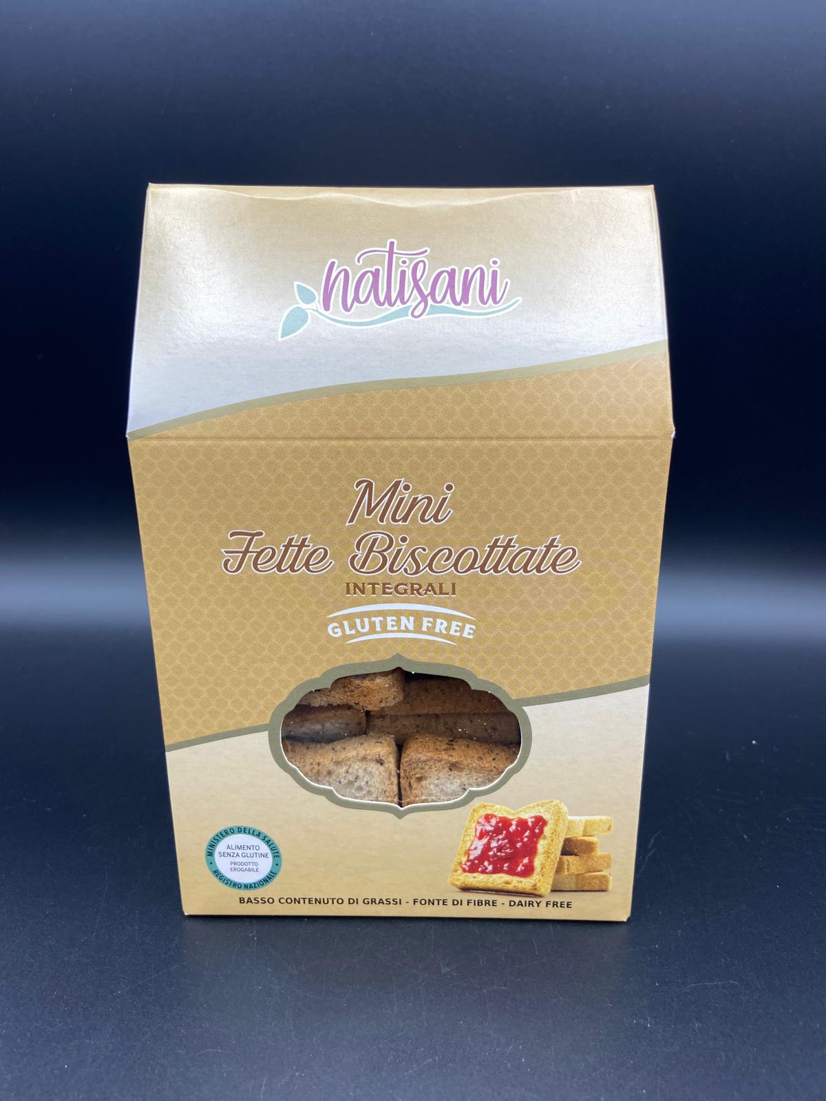 Mini Fette Biscottate Integrali Natisani