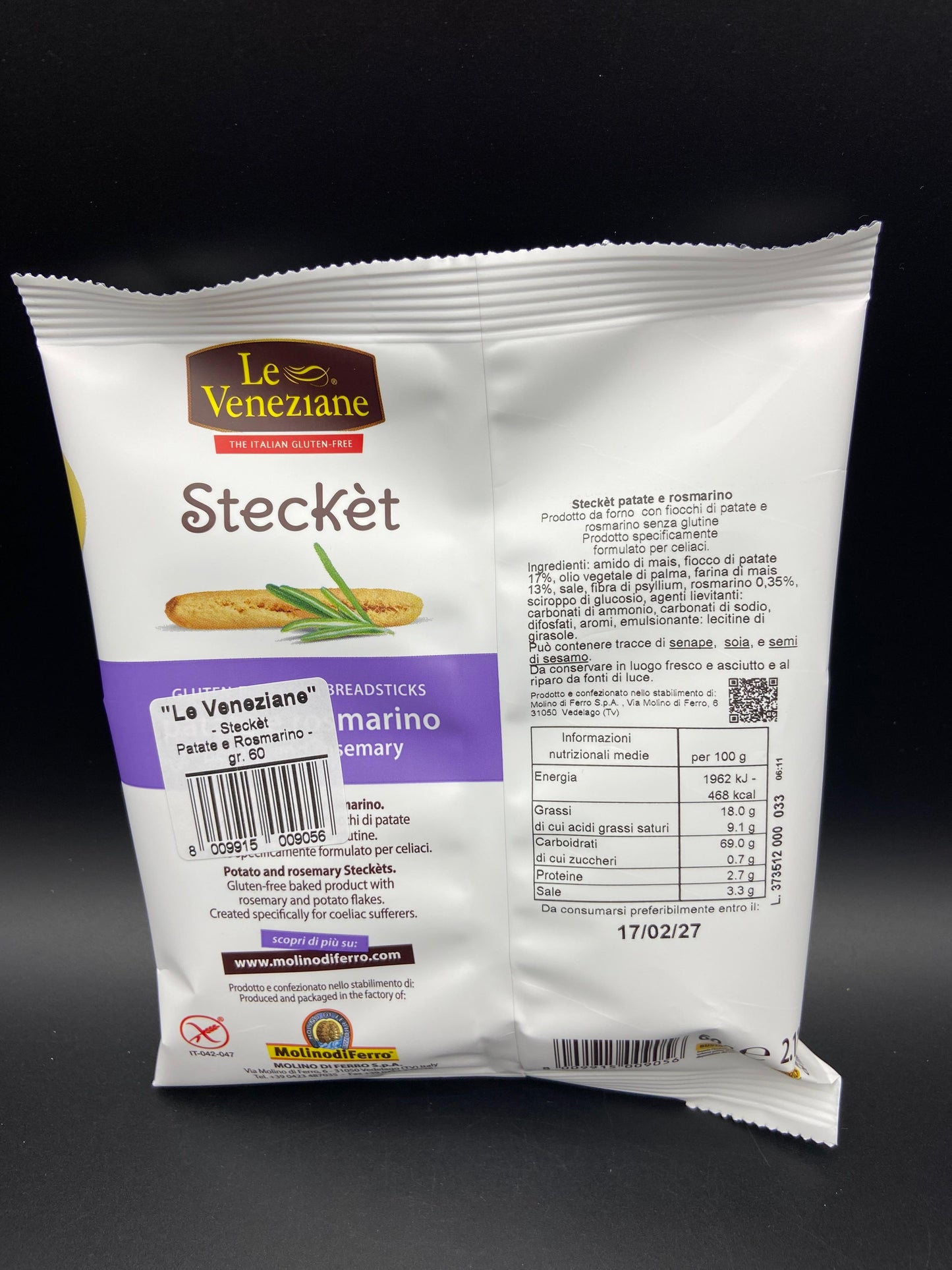 Stecket patate e rosmarino Le Veneziane