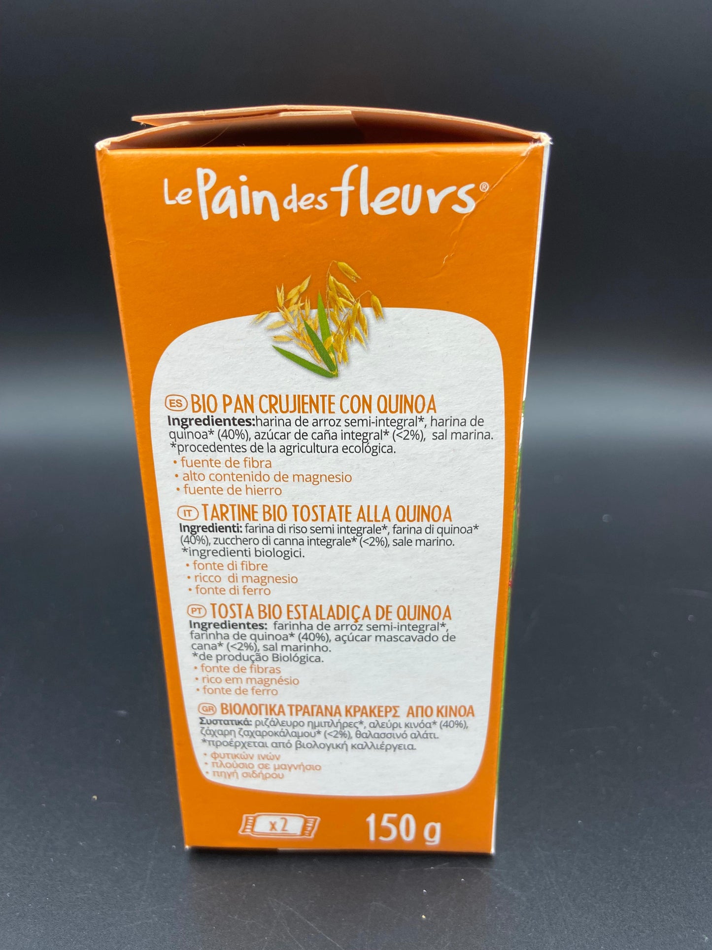 Tartine tostate quinoa Le Pain des Fleurs