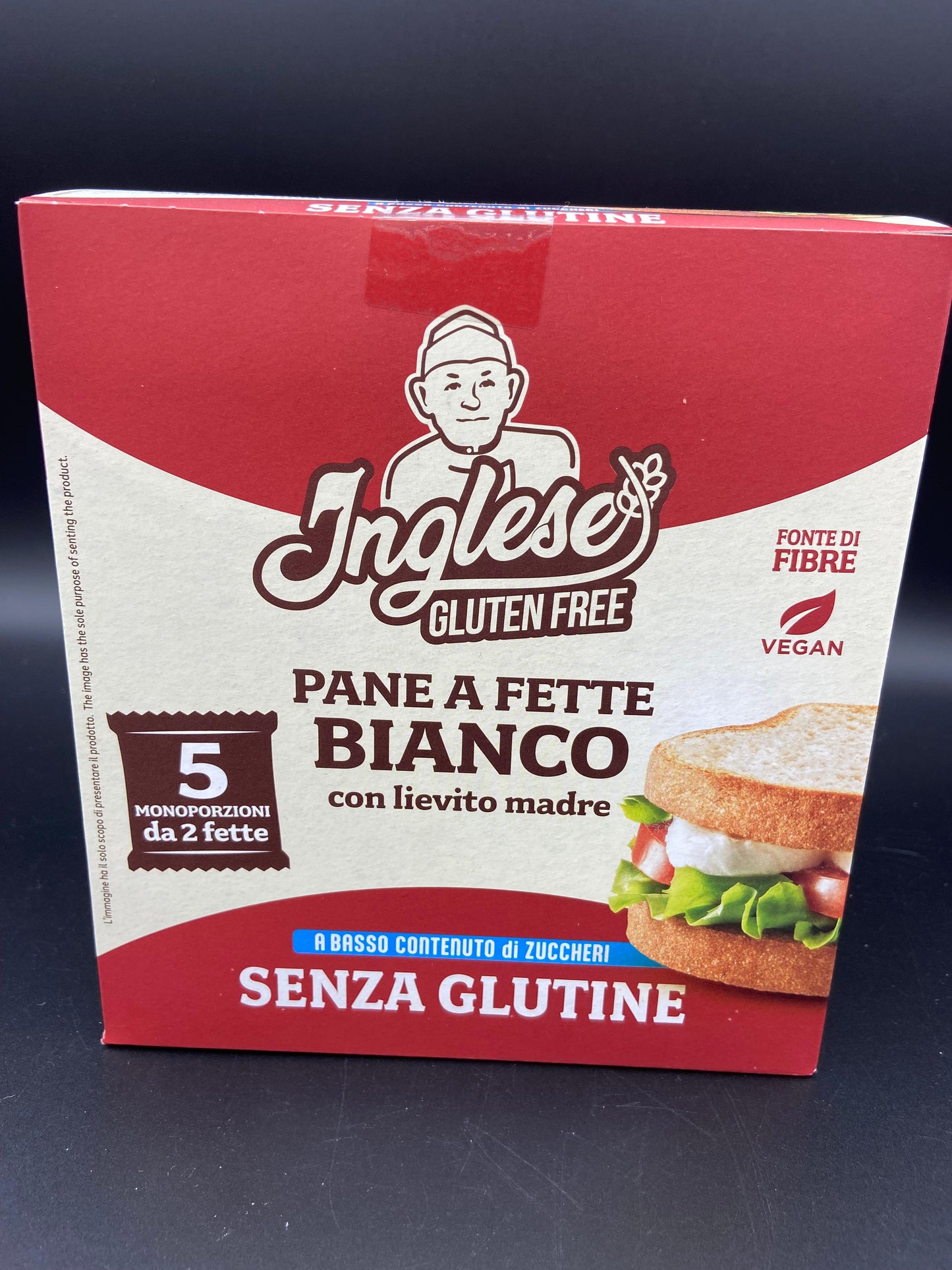 Pane a fette bianco (5 monoporzioni) Inglese