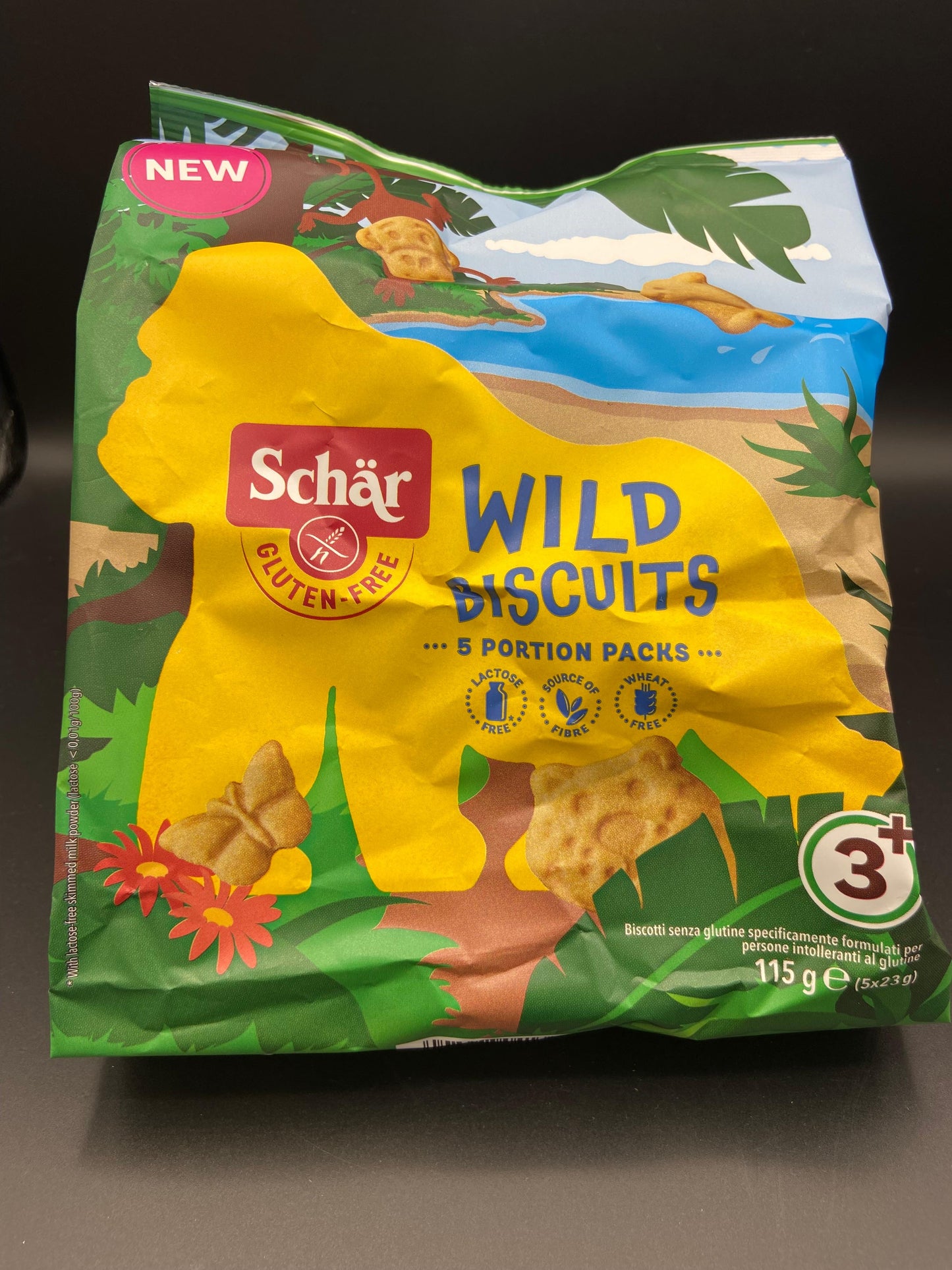 Wild biscuits Schar (5 monoporzioni)