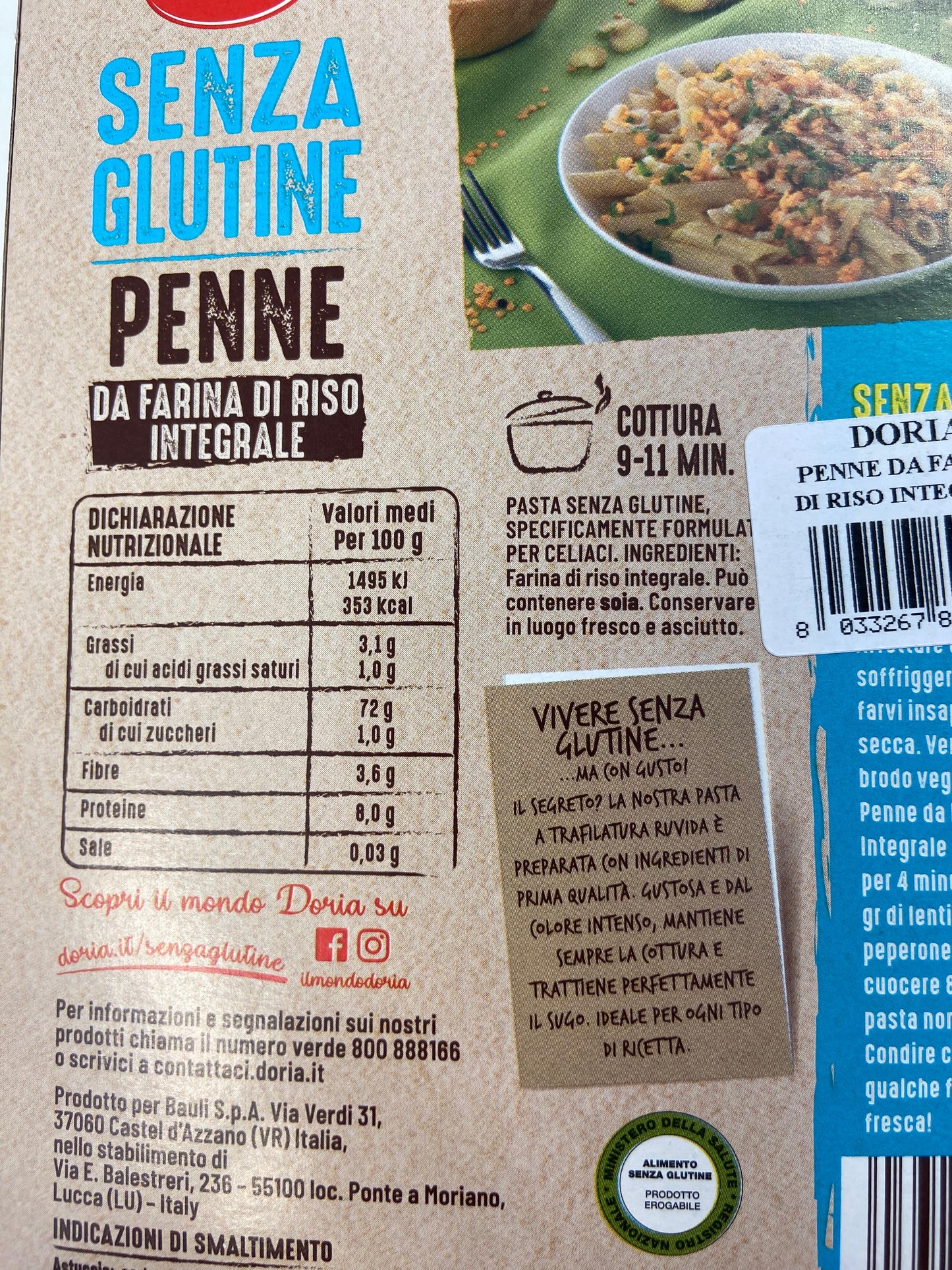 Penne integrali - Doria