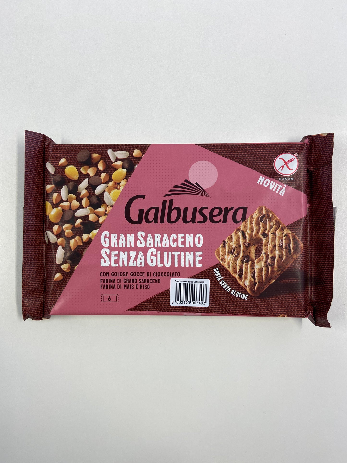 Gran Saraceno con gocce di cioccolato Galbusera