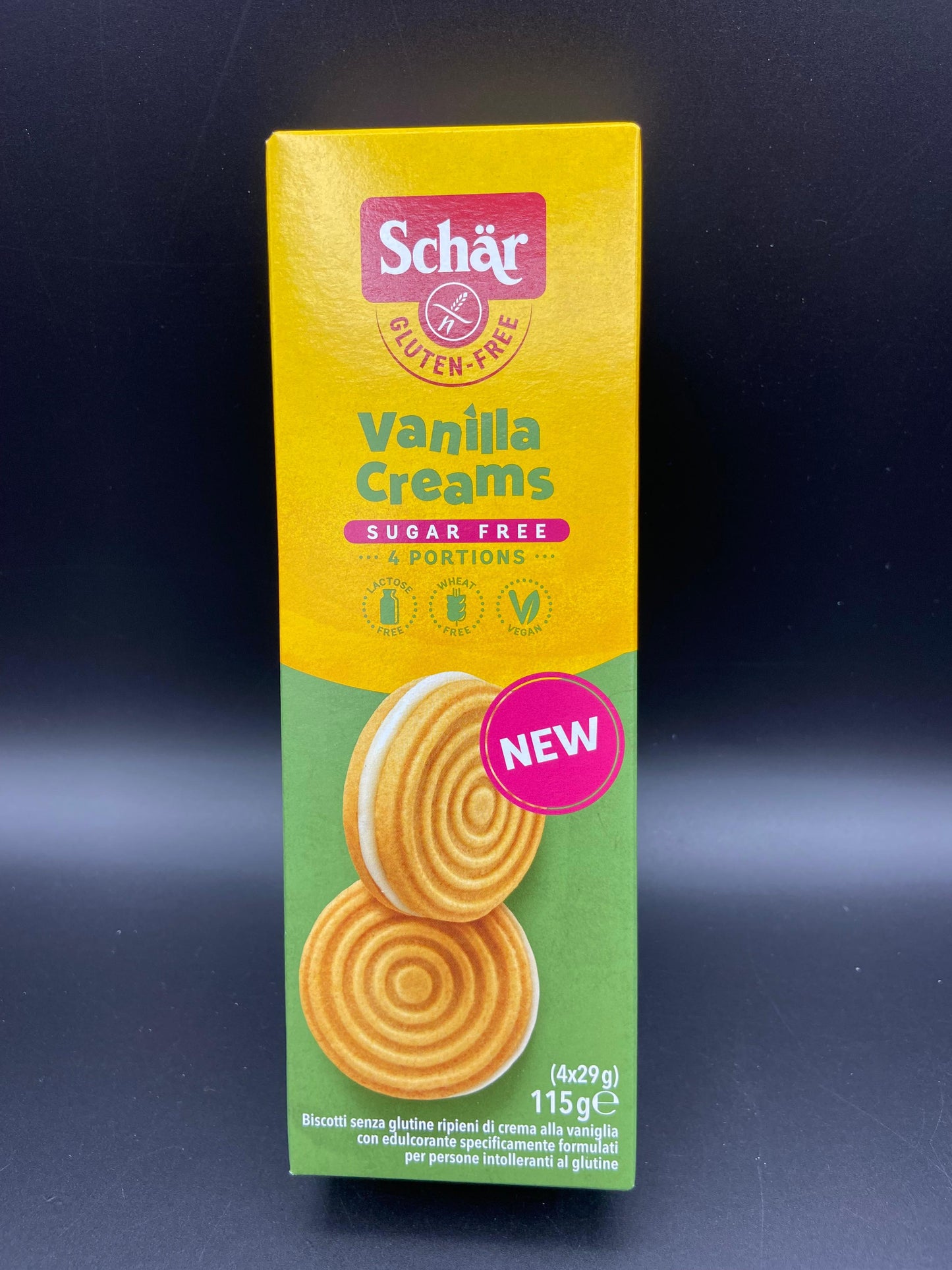 Sugar free Vanilla (4monoporzioni)Schar
