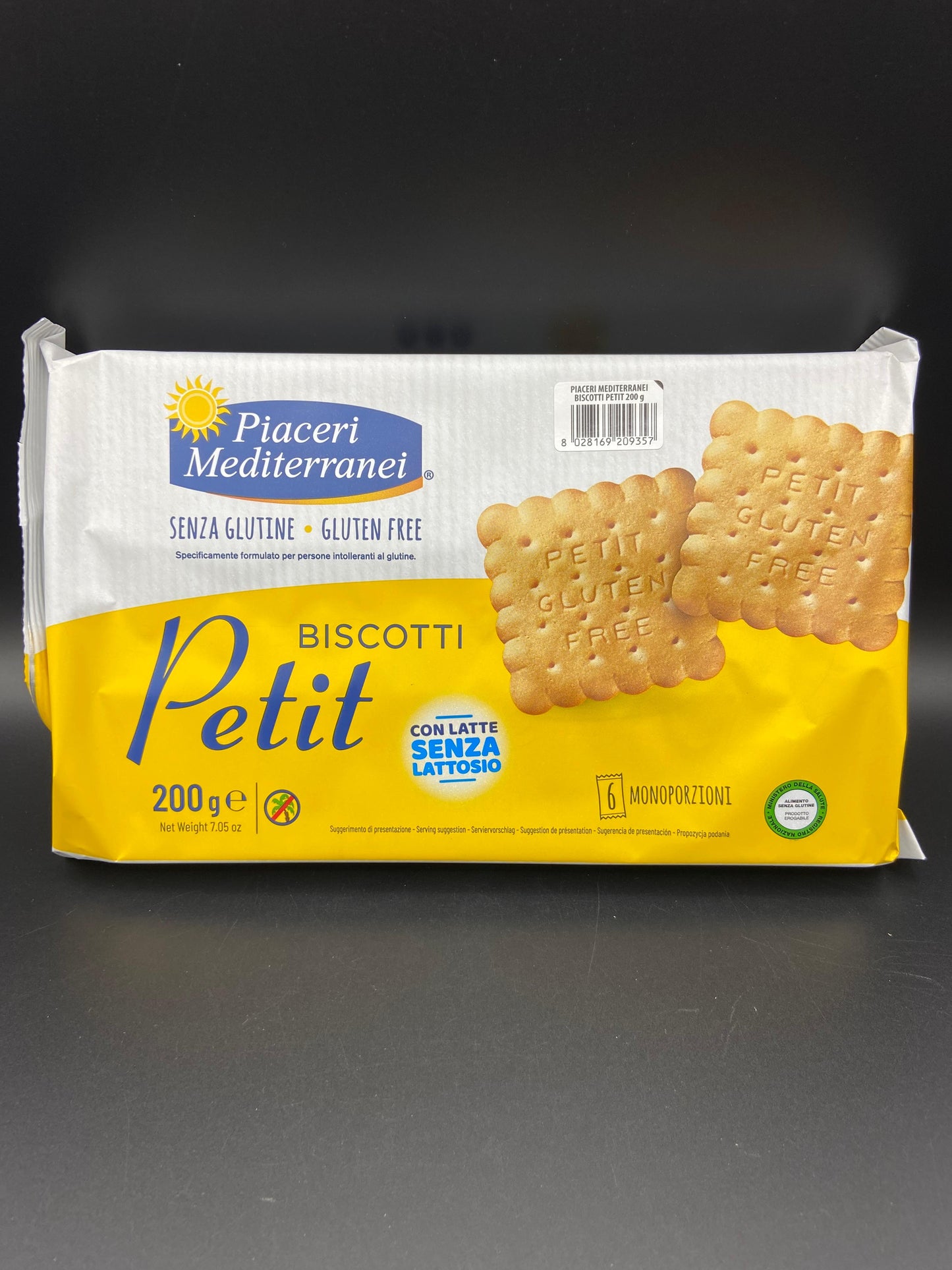 Biscotti Petit (6 monoporzioni) Piaceri Mediterranei