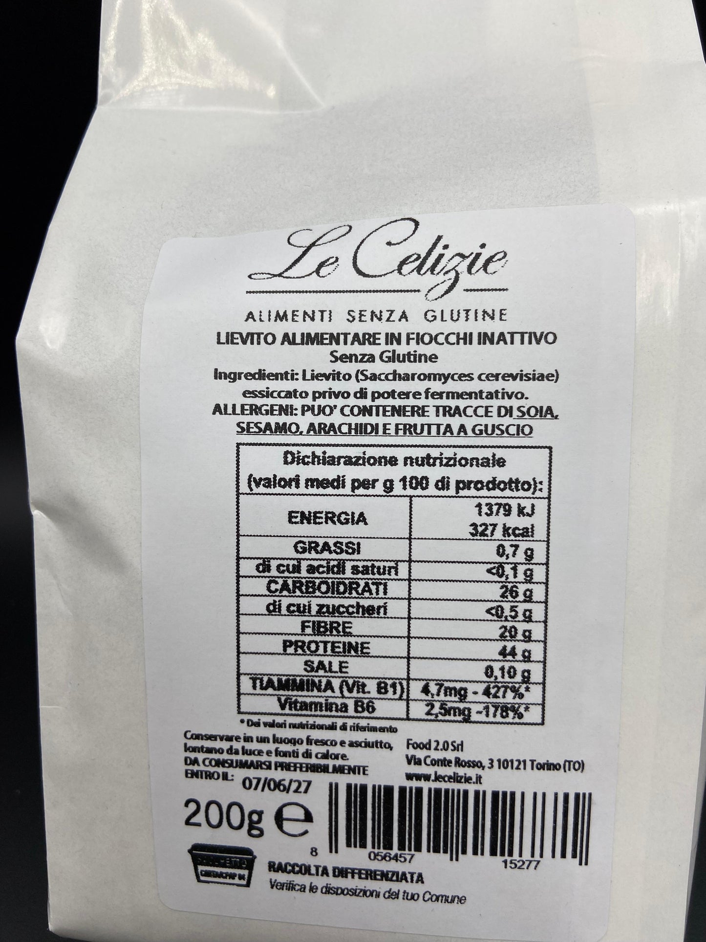 Lievito alimentare in fiocchi Le Celizie