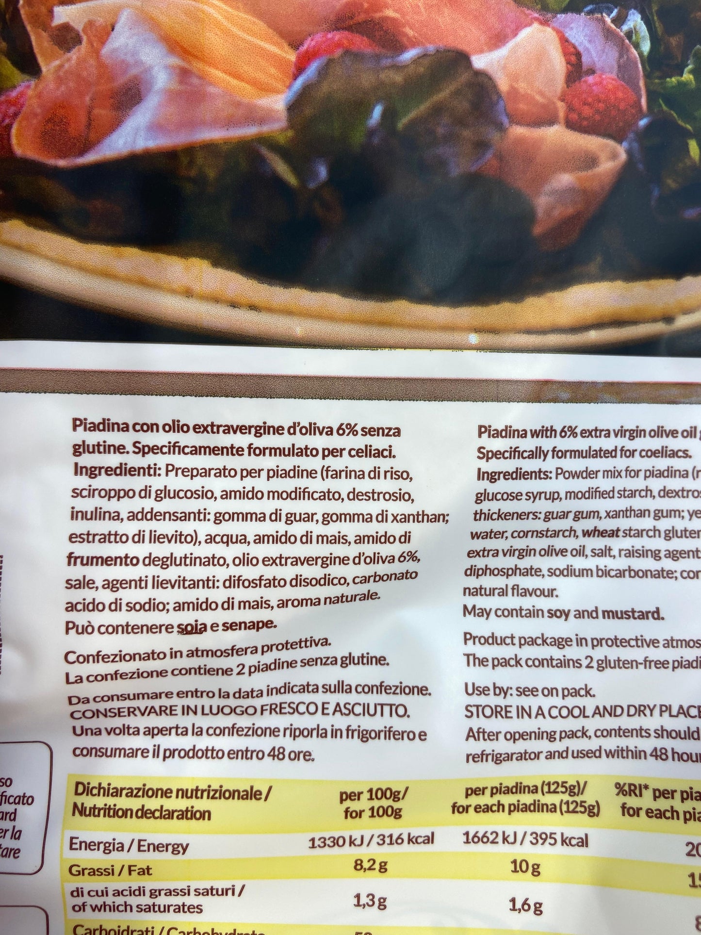 Piadina fuori frigo (2pz)- Riccione