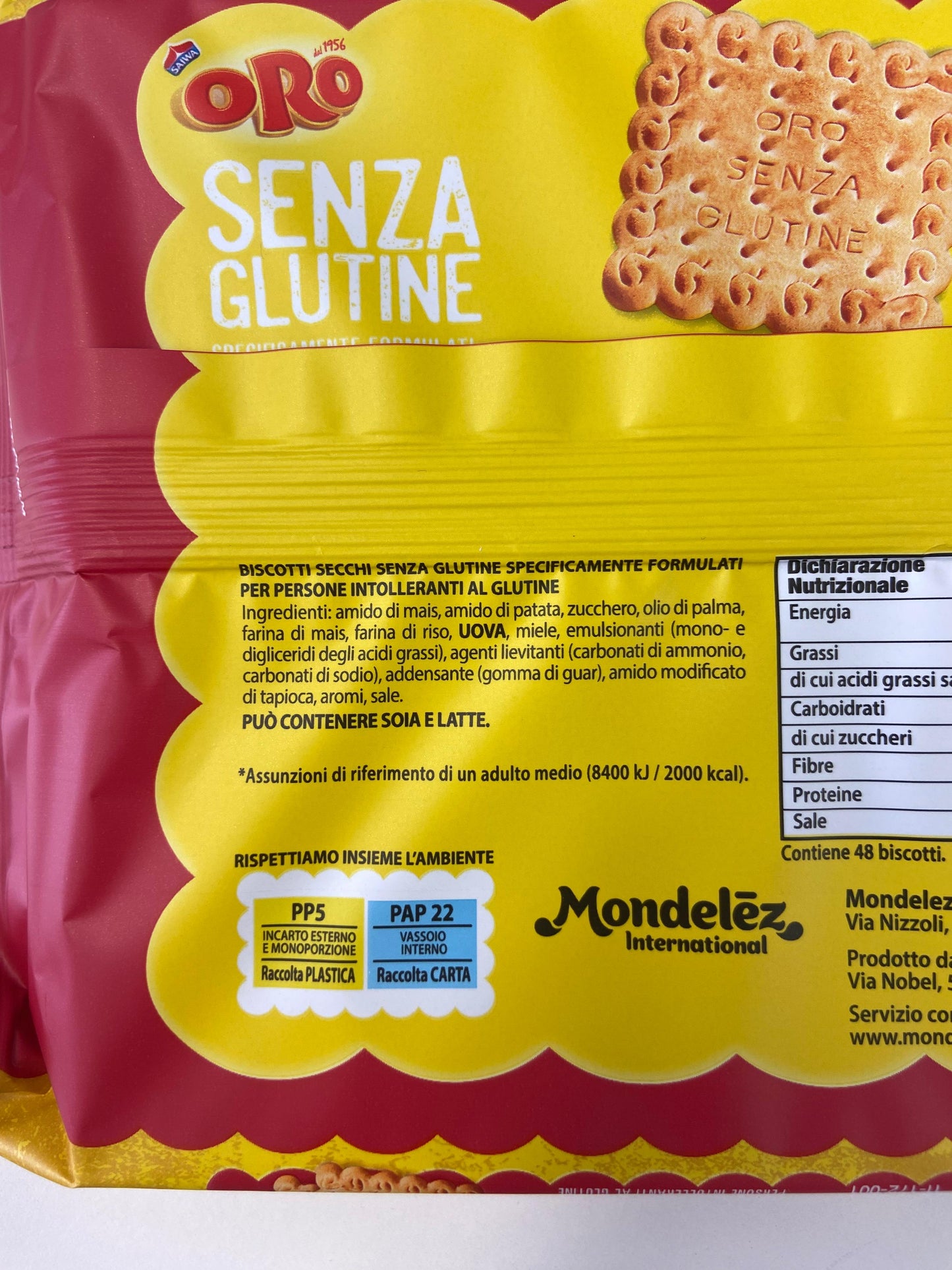 Oro Saiwa classico  (6 monoporzioni)