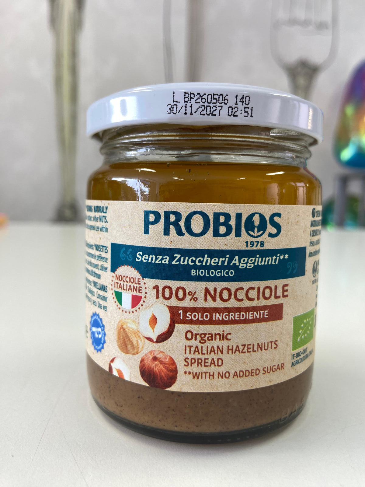 Crema 100% nocciole - Probios