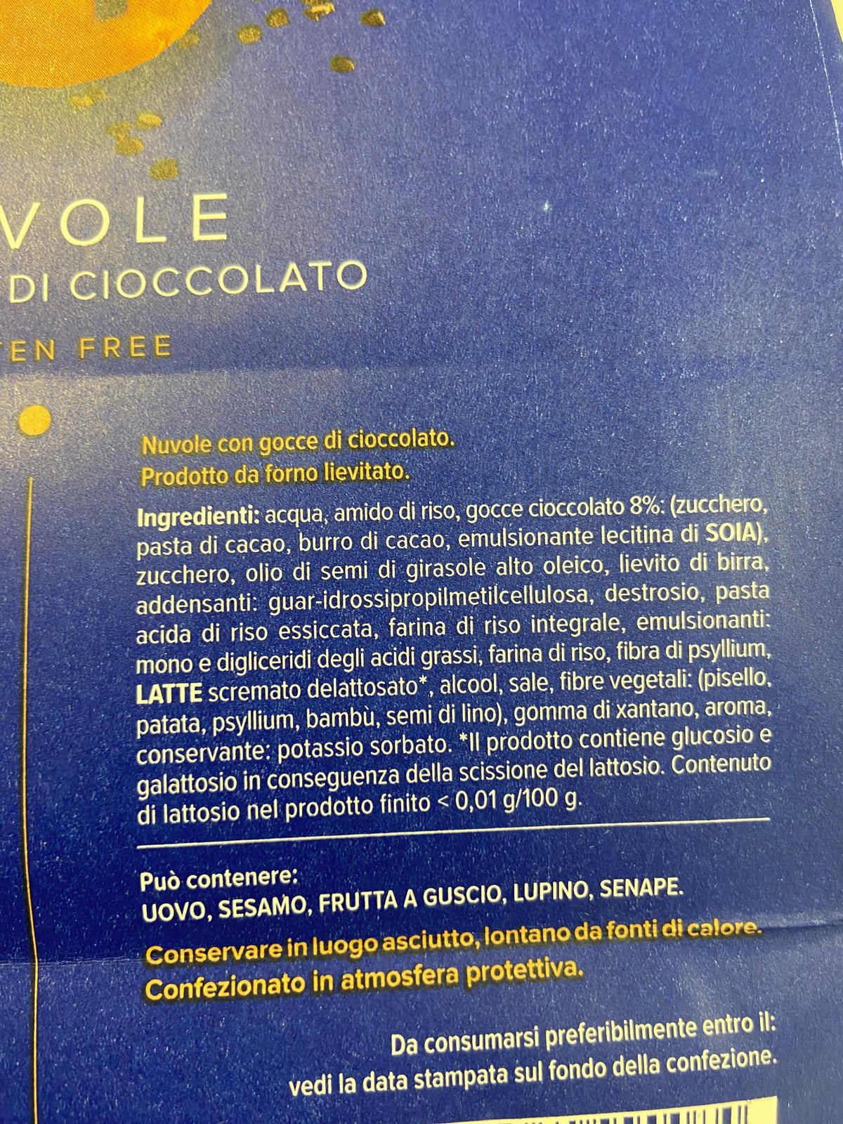 Nuvole con gocce di cioccolato - Forno di Grazia